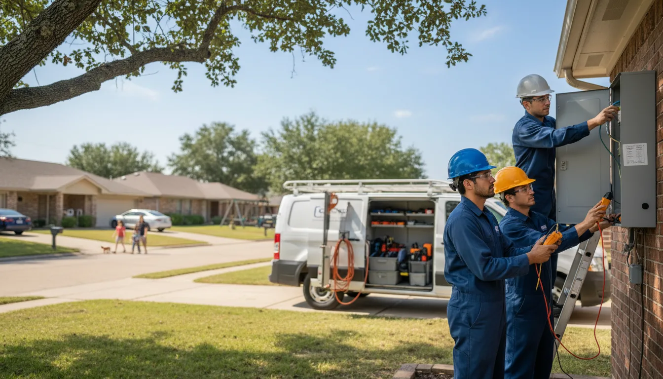 Certified electrician providing emergency electrical services in Uvalde, TX